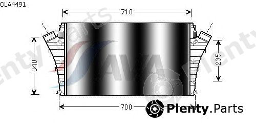  AVA QUALITY COOLING part OLA4491 Intercooler, charger