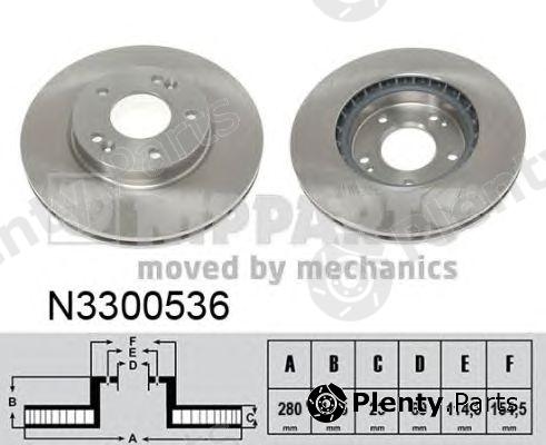  NIPPARTS part N3300536 Brake Disc