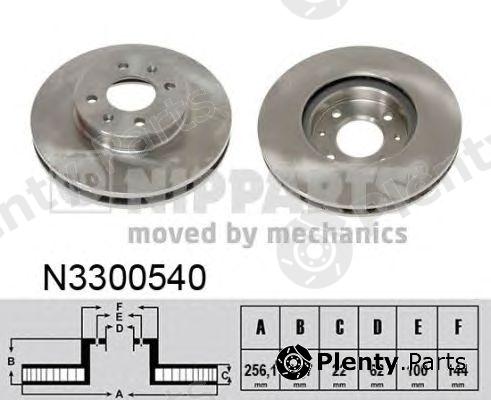  NIPPARTS part N3300540 Brake Disc
