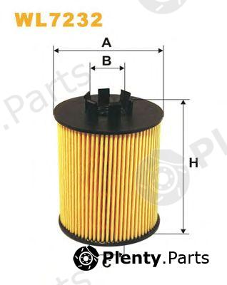  WIX FILTERS part WL7232 Oil Filter