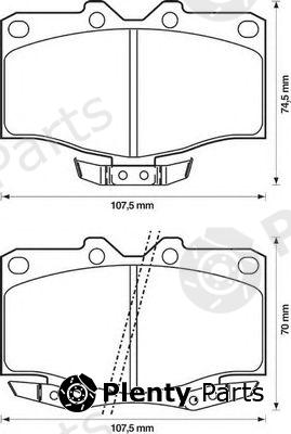  BENDIX part 572185B Brake Pad Set, disc brake