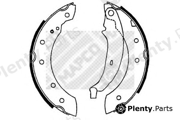  MAPCO part 8128 Brake Shoe Set