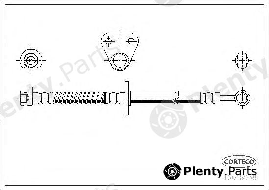  CORTECO part 19018938 Brake Hose