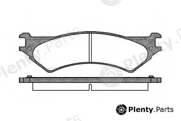  REMSA part 0737.00 (073700) Brake Pad Set, disc brake