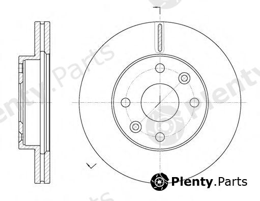  REMSA part 6111610 Brake Disc