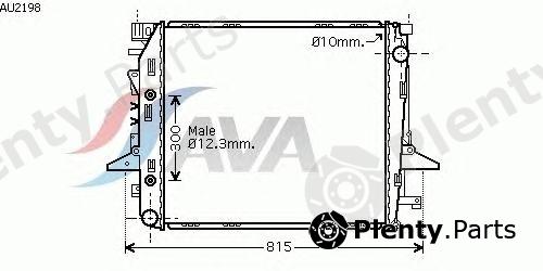  AVA QUALITY COOLING part AU2198 Radiator, engine cooling