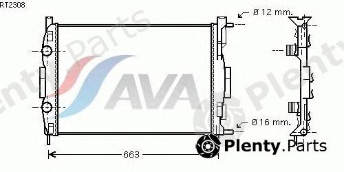  AVA QUALITY COOLING part RT2308 Radiator, engine cooling