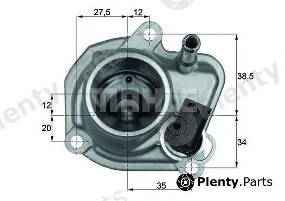  MAHLE ORIGINAL part TI2987 Thermostat, coolant