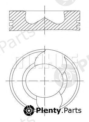  MAHLE ORIGINAL part 0309800 Piston
