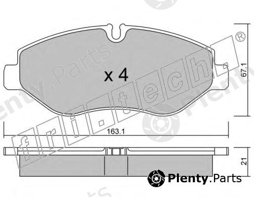  fri.tech. part 687.1 (6871) Brake Pad Set, disc brake