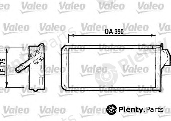  VALEO part 812075 Heat Exchanger, interior heating