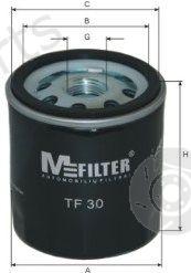  MFILTER part TF30 Oil Filter