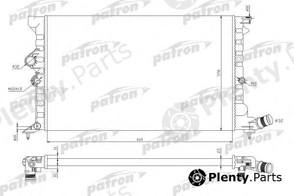  PATRON part PRS3040 Radiator, engine cooling