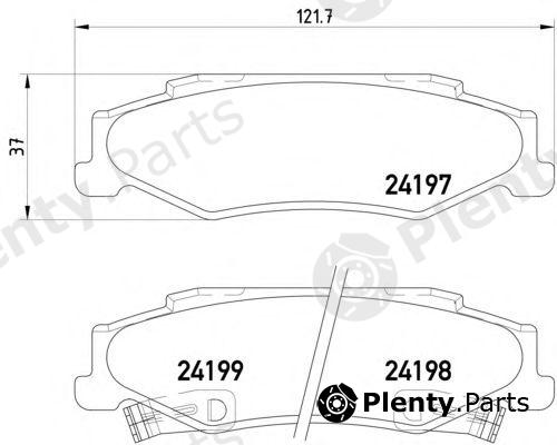  TEXTAR part 2419701 Brake Pad Set, disc brake