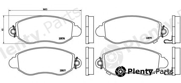  BREMBO part P24052 Brake Pad Set, disc brake
