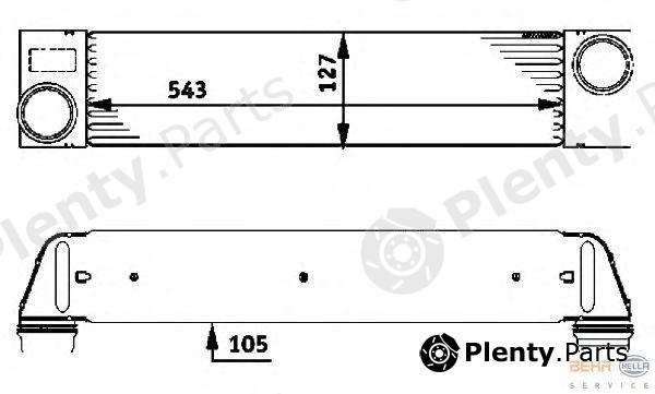  BEHR part 8ML376723-451 (8ML376723451) Intercooler, charger