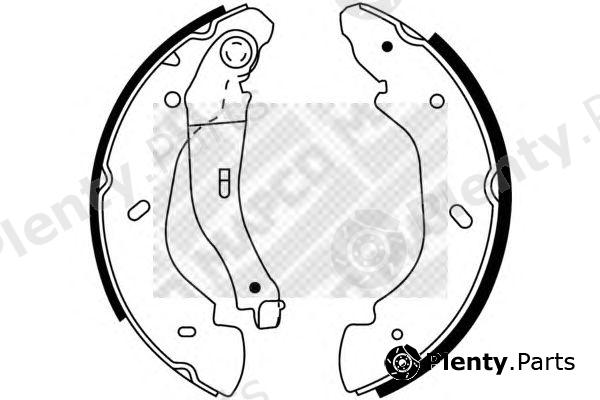  MAPCO part 8853 Brake Shoe Set