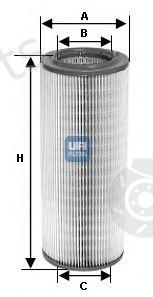  UFI part 2734100 Air Filter