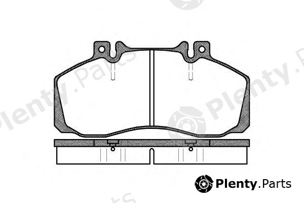  REMSA part 024500 Brake Pad Set, disc brake