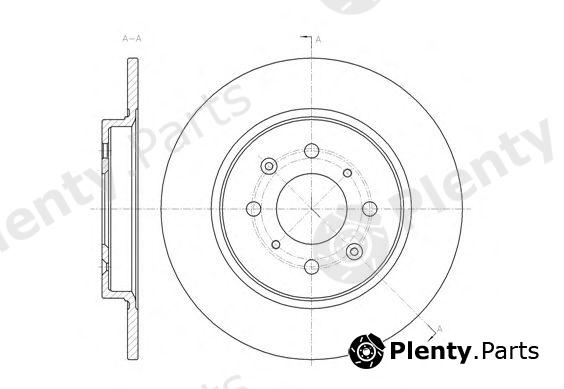  REMSA part 61461.00 (6146100) Brake Disc