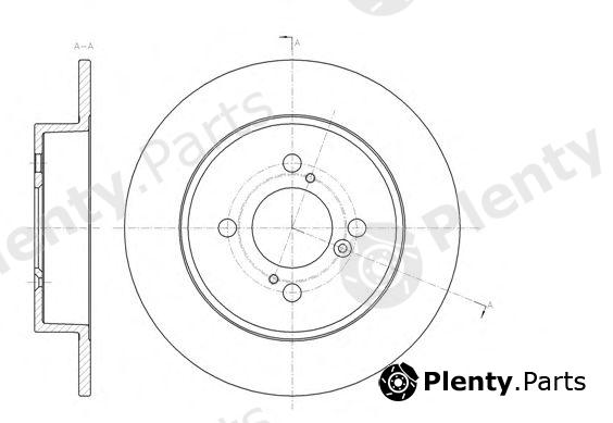  REMSA part 61483.00 (6148300) Brake Disc