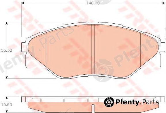  TRW part GDB3532 Brake Pad Set, disc brake
