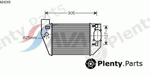  AVA QUALITY COOLING part AI4249 Intercooler, charger