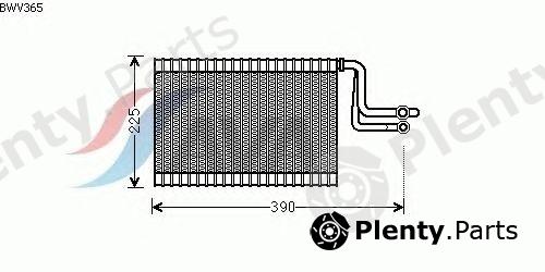  AVA QUALITY COOLING part BWV365 Evaporator, air conditioning