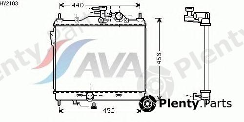  AVA QUALITY COOLING part HY2103 Radiator, engine cooling