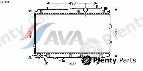  AVA QUALITY COOLING part KA2086 Radiator, engine cooling