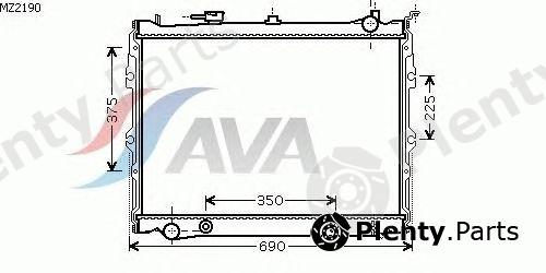  AVA QUALITY COOLING part MZ2190 Radiator, engine cooling