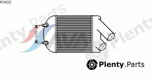  AVA QUALITY COOLING part RT4222 Intercooler, charger