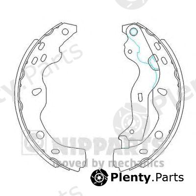  NIPPARTS part N3508029 Brake Shoe Set
