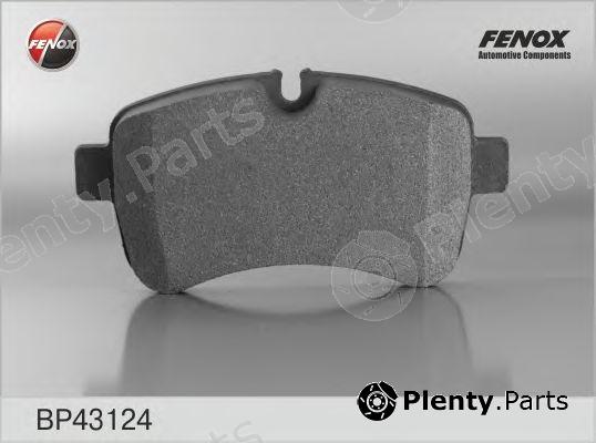  FENOX part BP43124 Brake Pad Set, disc brake