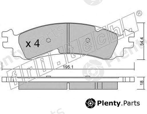  fri.tech. part 702.0 (7020) Brake Pad Set, disc brake