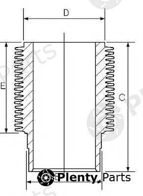  GOETZE part 1490008000 Cylinder Sleeve