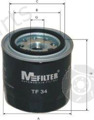  MFILTER part TF34 Oil Filter