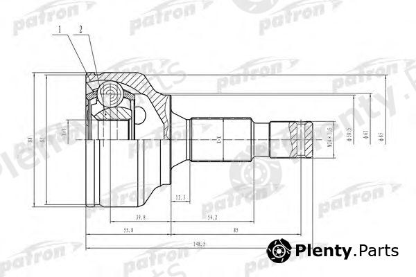  PATRON part PCV1469 Joint Kit, drive shaft