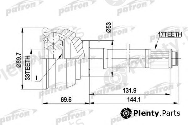  PATRON part PCV9007 Joint Kit, drive shaft