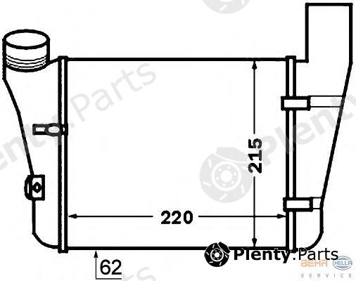  BEHR part 8ML376776-081 (8ML376776081) Intercooler, charger