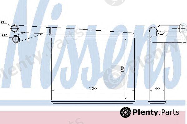 NISSENS part 72043 Heat Exchanger, interior heating