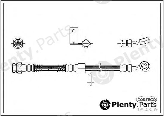  CORTECO part 19033539 Brake Hose