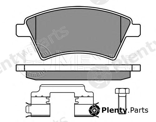  MEYLE part 0252439116/W (0252439116W) Brake Pad Set, disc brake