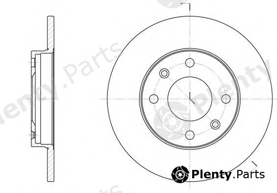  REMSA part 613000 Brake Disc