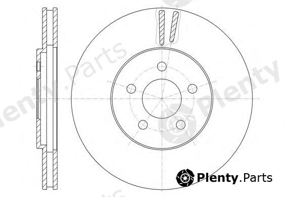  REMSA part 694610 Brake Disc