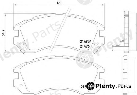  PAGID part T0397 Brake Pad Set, disc brake