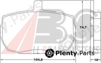  A.B.S. part 36124 Brake Pad Set, disc brake