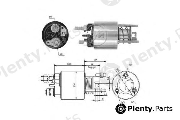  ERA part ZM1595 Solenoid Switch, starter