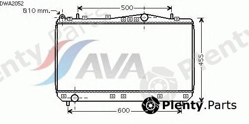  AVA QUALITY COOLING part DWA2052 Radiator, engine cooling