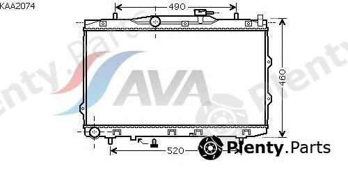  AVA QUALITY COOLING part KAA2074 Radiator, engine cooling